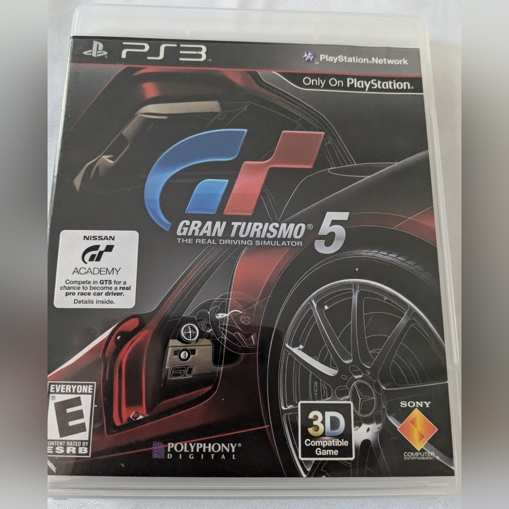 Gran Turismo 5 (Sony PlayStation 3, 2010) PS3 Video Game